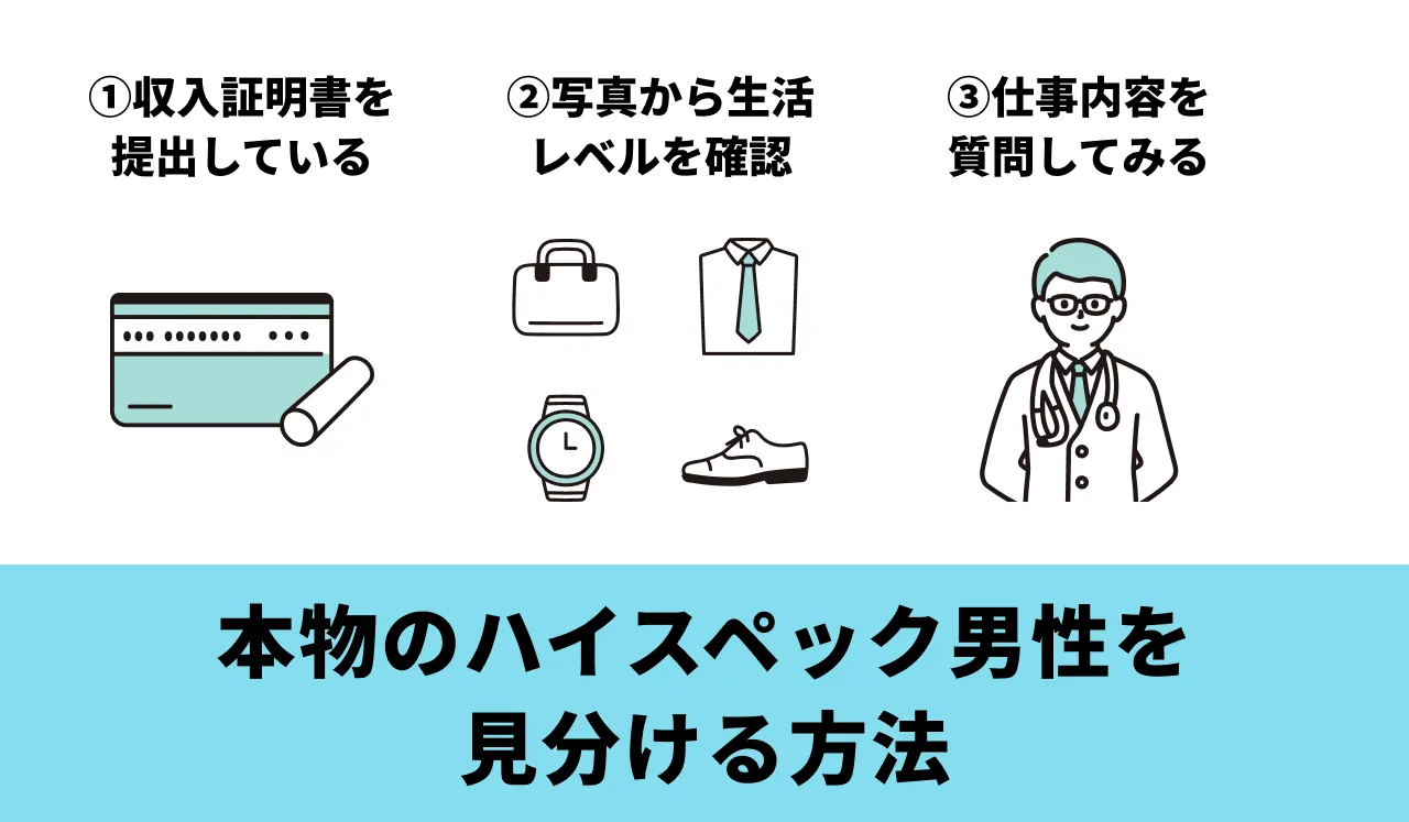 【アプリ上でチェック】本物のハイスペック男性を見分ける方法