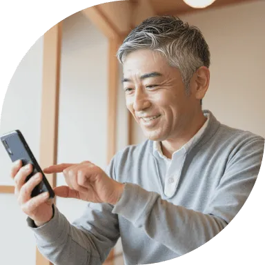 Goensを使いこなすマッチングアプリ初心者の50代男性